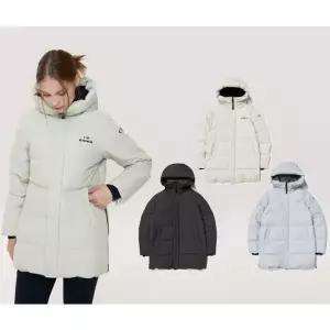 [아이더](본점)[정상가539,000] DWW24543 여성 헤비급 중기장 써큘라트 미들 구스다운/엉덩이덮는길이,...