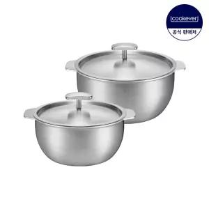 퓨어 통5중 뚝배기 2종 세트 16+18