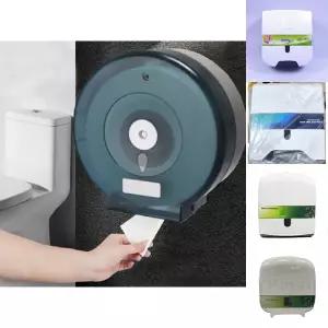 점보 롤 휴지케이스 블루+블랙/대용량/디스펜스/점보롤/거치대/투명케이스/휴지/케이스/화장실/휴지업소용