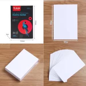 SSZ 잉크젯 전용 사진인화 포토용지 15x10cm 100매 광택인화지 보고서 이미지출력 컬러프린터