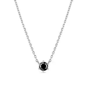 [도로시] 14k 스텔라 블랙 다이아몬드 목걸이(3부)