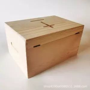 교회 헌금함 나무 기독교송경대목사선 금속 목재 목걸이 십일조함