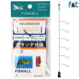 피시올 빙어바늘 6본 봉돌 빙어 낚시바늘 낚시채비 축제