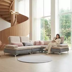 서광퍼니처 바이미 조야 패브릭 5인 코너형 소파 sk