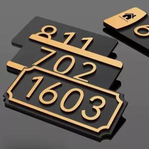 아파트 현관문 번호판 사무실 문패 방호수 숫자판 자석