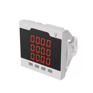 Three phase AC voltmeter size 72*72 80*80 96*96mm digital instrument for measuring voltage