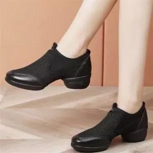 라인댄스 운동화 발편한 에어로빅 라인 여성 무용화 재즈