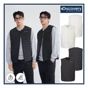 디스커버리 25년 겨울 신상 남성 픽시버G 튜브 다운 경량 패딩베스트레귤러핏U넥조끼기능성캐주얼 DMDV7105