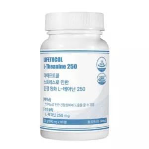라이프토콜 스트레스 긴장 완화 L-테아닌 250 60정