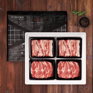 한돈 삼겹살 목살 선물세트 2호 2kg(삼겹500gx2,목살500gx2)