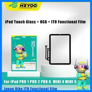 OEM HZYOO iPad pro 11 인치 1 2세대 A197919803 4세대 A1876A1983 터치 스크린 디지타이저 유리 버튼 + 강