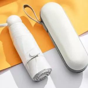 초소형 양산 미니 5단 가벼운 양산 아이보리 (WFJPVBP)