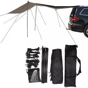 ZXDRYBHD 카 텐트 캠핑카 차양 사이드 테일게이트 휴대용 차량 야외/캠핑/피크닉/여행용(파란색 대형)