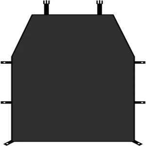 카 사이드 차양실 SUV 테일게이트 텐트 방수 루프탑 차양 4x4/카/SUV/트럭 캠핑 야외 여행 로드 트립 안뜰