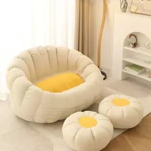 안락소파 꽃송이 푹소파 2인용 등받이 원룸 자취방 가정 좁은거실 조개소파