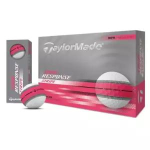 [테일러메이드]투어리스폰스 스트라이프 우레탄 3피스골프공 네온핑크