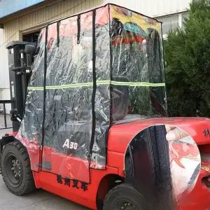 지게차 덮개 쉘터 방풍 스크린 방수 디젤 가림막