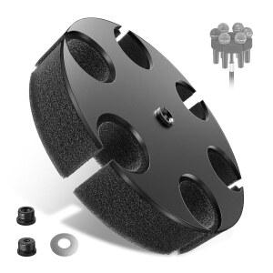 [미국배송] 멀티 마이크 홀더 알루미늄/업그레이드 멀티 최대 6 마이크 스탠드용 유선 및 무선 홀더 수납 정리 디스플레이용 3/8