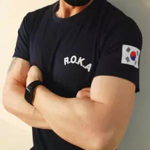 -국산- 로카반팔티 정품 로카티 ROKA 코리아아미 티셔츠 쿨드라이 반팔 긴팔 군인 군용 반티 PX