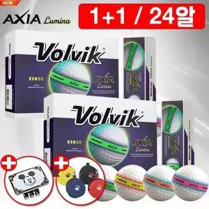 [볼빅] 골프공 엑시아 루미나 야광 형광볼 2더즌 24알