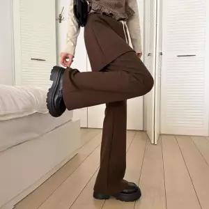 여자 따뜻한 겨울 기모 스판 부츠컷 치마바지