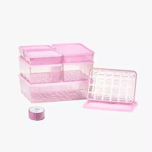 땡스소윤 특허받은 냉동실전용 밀폐용기 물가안정기획구성 9종