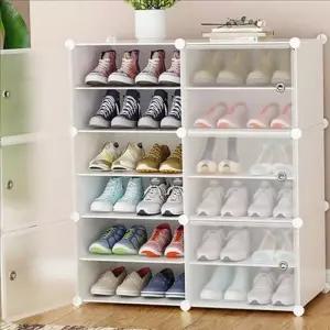 [라일리생활건강] Rly 투명 조립식 신발장 이동식 모듈형 신발장 신발