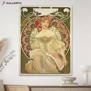 [GALLERITS]알폰스무하 명화 액자 전시회 그림 거실 카페 인테리어