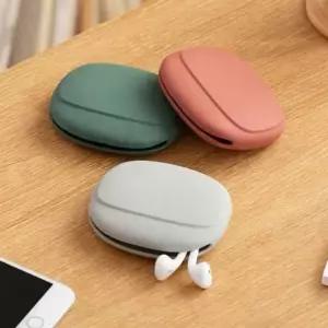 이어폰 케이블 정리 수납 실리콘 미니 파우치 포켓