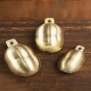 [빈티지 감성 한스푼] 강아지 목걸이 방울 놋쇠 땅콩 모양