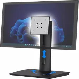 높이 회전 기울기 베사 스탠드를 갖춘 Cadcreo Vesa 모니터 스탠드 27인치 이내의 모니터와 호환되며