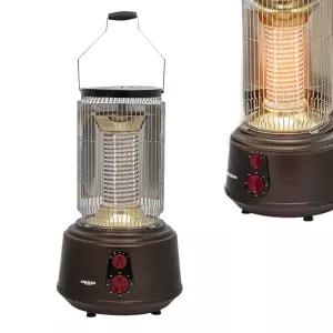 크루거 원통형 원적외선 세라믹 온풍 스토브 / 전기 히터 난방 난방기구 온풍기 난로 