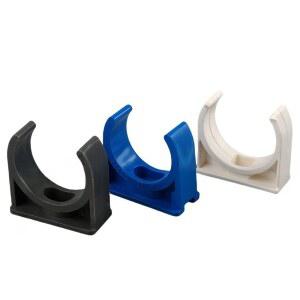 10PCS 물고기 브래킷 튜브 수족관 탱크 50mm 정원 파이프 공급 커넥터 클램프 PVC 관개 유형 플라스틱 20