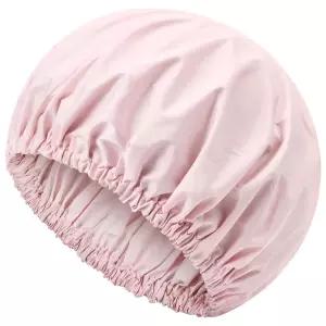 목욕할 때 모발을 건조하게 유지해주는 재사용 가능한 방수 기능을 갖춘 여성용 샤워 캡