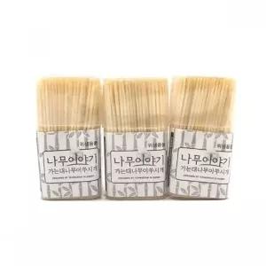 ( )가는 이쑤시게 대나무 이쑤시개 요지 3개 칫솔 치실 치간 구강관리