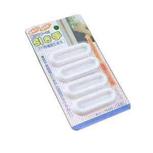 ( )유리문 부착식 손잡이 4P 세트 창문 베란다 문 미닫이