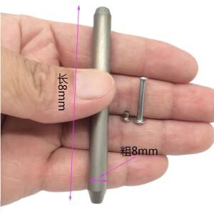 경화 리벳 플랜지 펀치 흰색 강스틸 반관형 압착 금형 고속 제조 핸드 노크