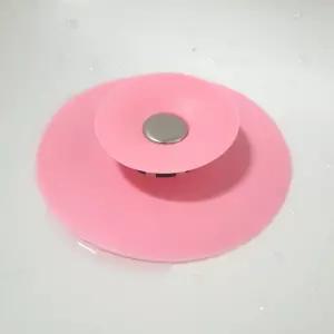 원터치 실리콘 욕조마개 거름망 배수구트랩 세탁기배수구트랩