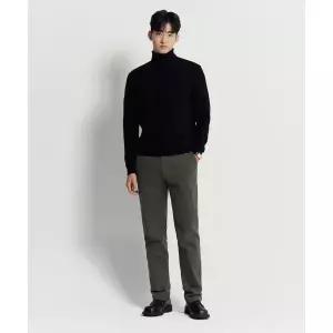 빈폴 BEANPOLE MEN 10수 트윌 스탠다드핏 팬츠 카키 BC5X21C21H 284355