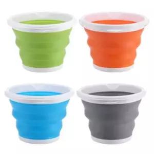 접이식 양동이 물통 물바가지 야외 수납 정리 휴대 (WFKBQMU)