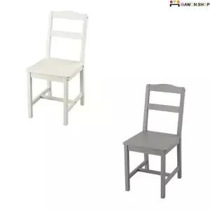 이케아 HAUGA 목재 소재의 식탁의자