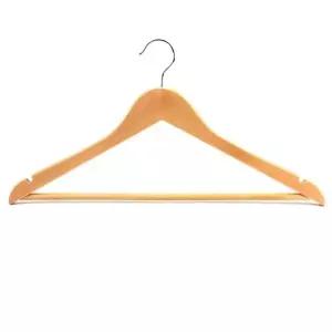 두꺼운 나무 옷걸이 원목 양복 매장 상의 옷장정리 (WFKBQSA)