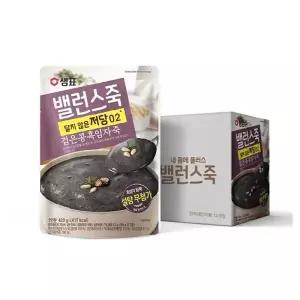 샘표 밸런스죽 검은콩흑임자죽 420g 12개