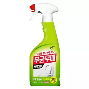 피죤 곰팡이용 750ml 스프레이 무균무때 거품형 락스