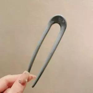 [하프클럽/셀러허브_여성트랜드패션]비녀 1P 젓가락뒤꽂이 U자형 그린 머리