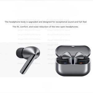 2025년형 갤럭시 호환 버즈 3 프로 트루 블루투스 이어버드 충전 케이스 포함 소음 감소 이어플러그  미끄