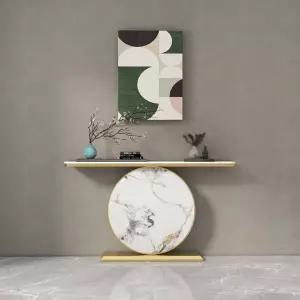 대리석콘솔 클라우디나 현관테이블 슬림 거실콘솔