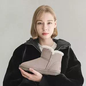 [NS홈쇼핑]올리 소가죽 양모 앵클부츠 3cm[35672605]