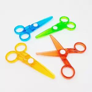 플라스틱 안전 가위 작은가위 미니가위 문구용가위 다용도가위 작업용가위
