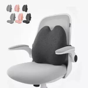 키밍 허리소프트 등받이쿠션 사무실 의자 받침 세트 패드 힙업 방석